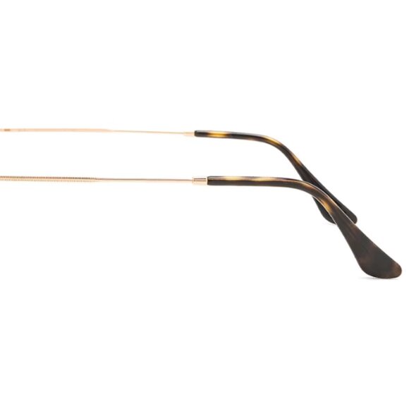 Ray-Ban Oval Flat in Gold & Green Classic - Picture 3 of 3